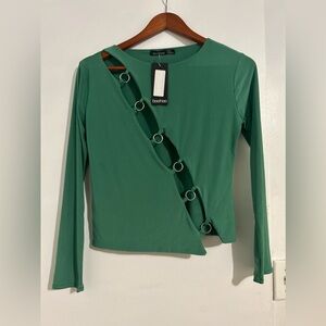 Long sleeve crop top